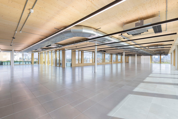 Completed floorplate at 11 Belgrave Road