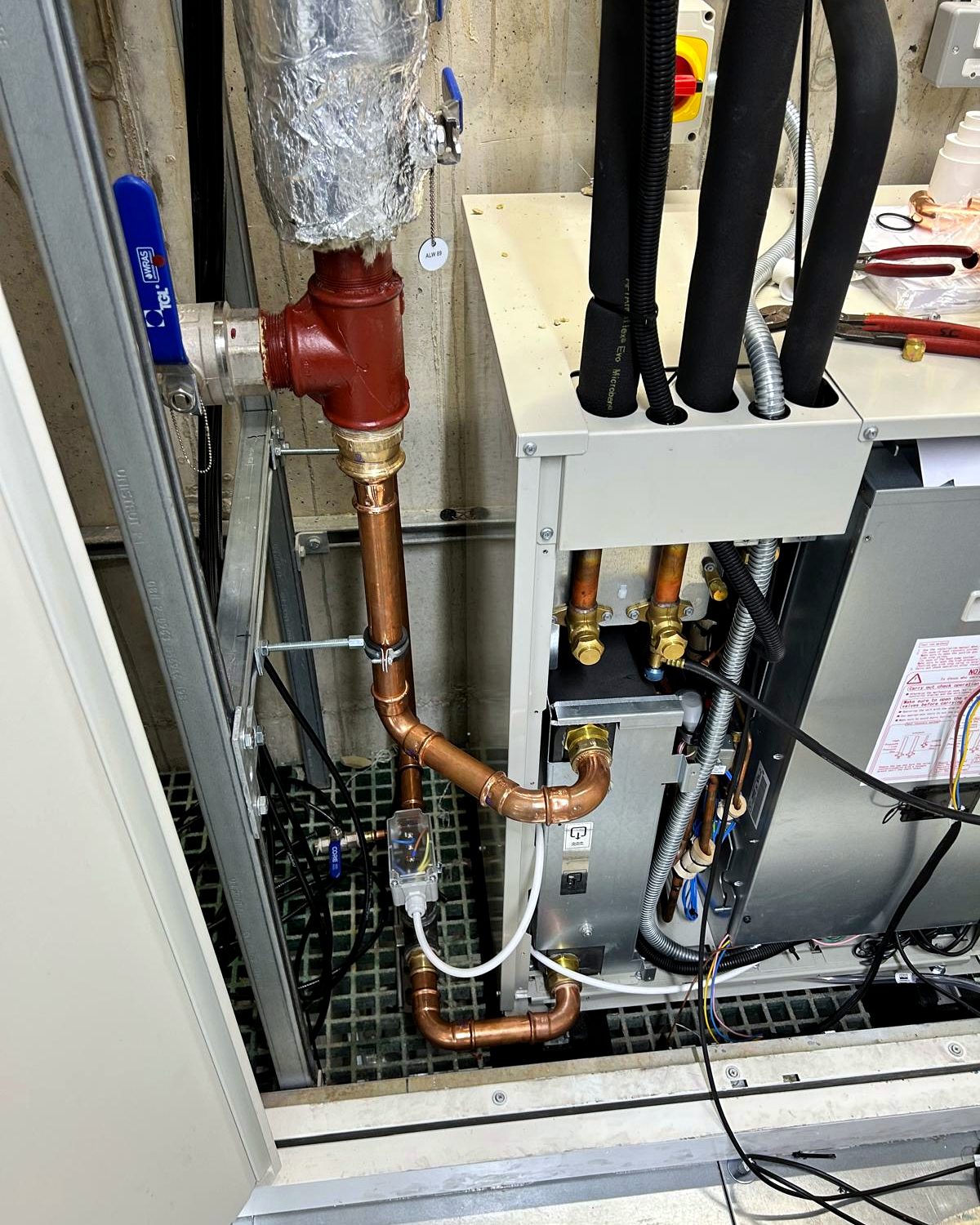 Gym air conditioning unit detail
